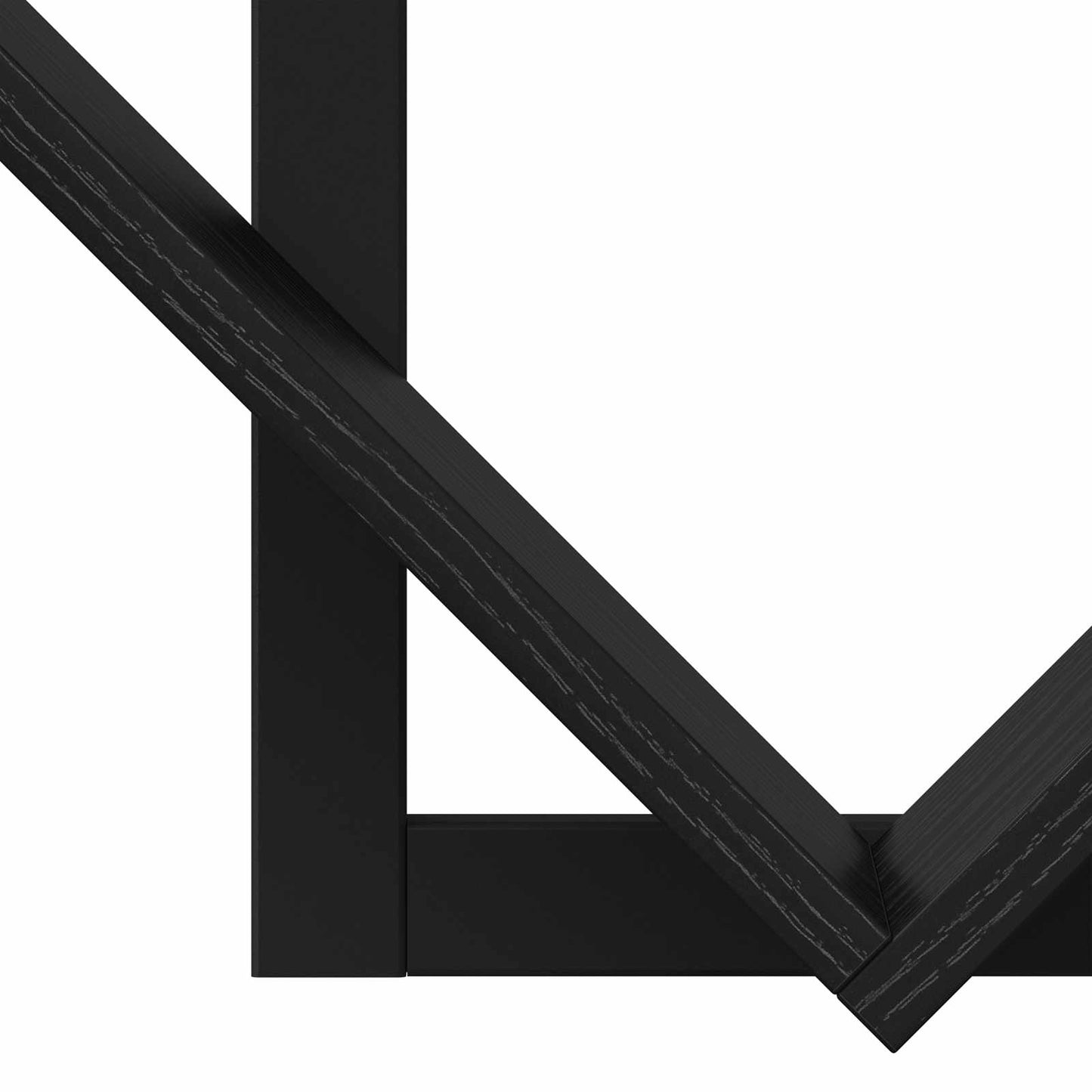 vidaXL Wall Floating Shelf Black Oak 43 x 15 x 47 cm Engineered Wood