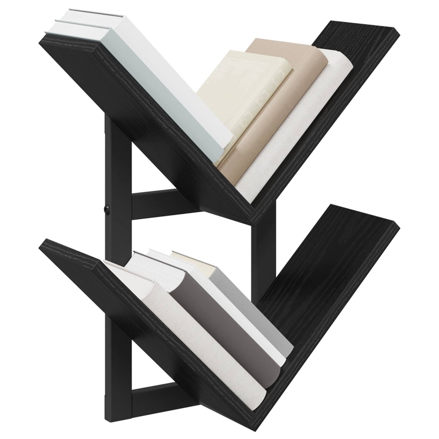 vidaXL Wall Floating Shelf Black Oak 43 x 15 x 47 cm Engineered Wood