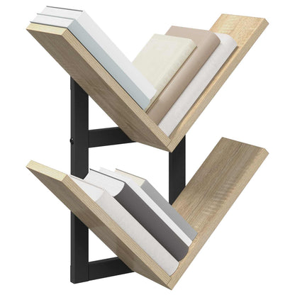 vidaXL Wall Floating Shelf Sonoma Oak 43 x 15 x 47 cm Engineered Wood
