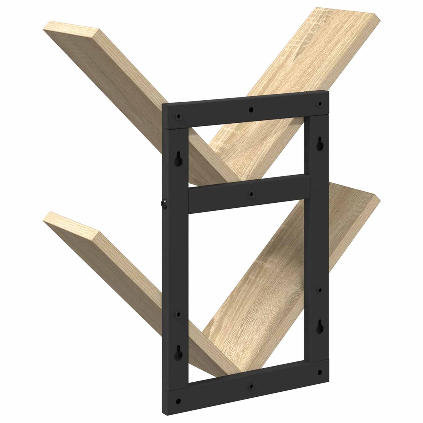 vidaXL Wall Floating Shelf 2 pcs Sonoma Oak 43 x 15 x 47 cm