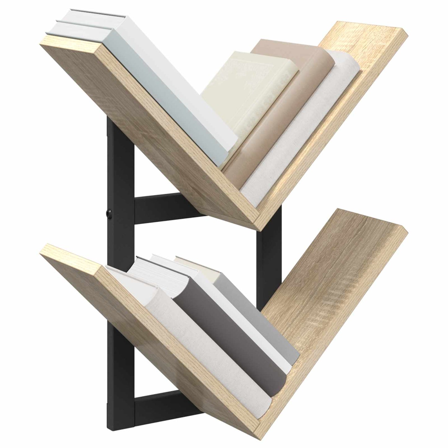 vidaXL Wall Floating Shelf 2 pcs Sonoma Oak 43 x 15 x 47 cm