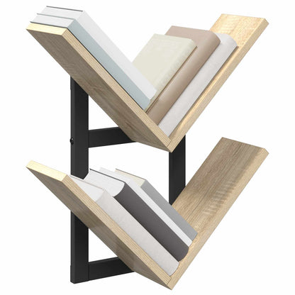 vidaXL Wall Floating Shelf 2 pcs Sonoma Oak 43 x 15 x 47 cm