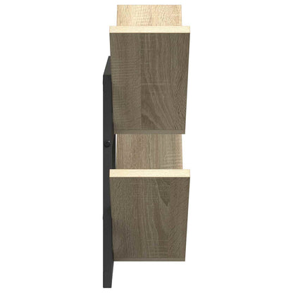 vidaXL Wall Floating Shelf 2 pcs Sonoma Oak 43 x 15 x 47 cm
