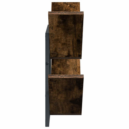 vidaXL Wall Floating Shelf Smoked Oak 43 x 15 x 47 cm Engineered Wood