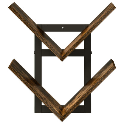 vidaXL Wall Floating Shelf 2 pcs Smoked Oak 43 x 15 x 47 cm