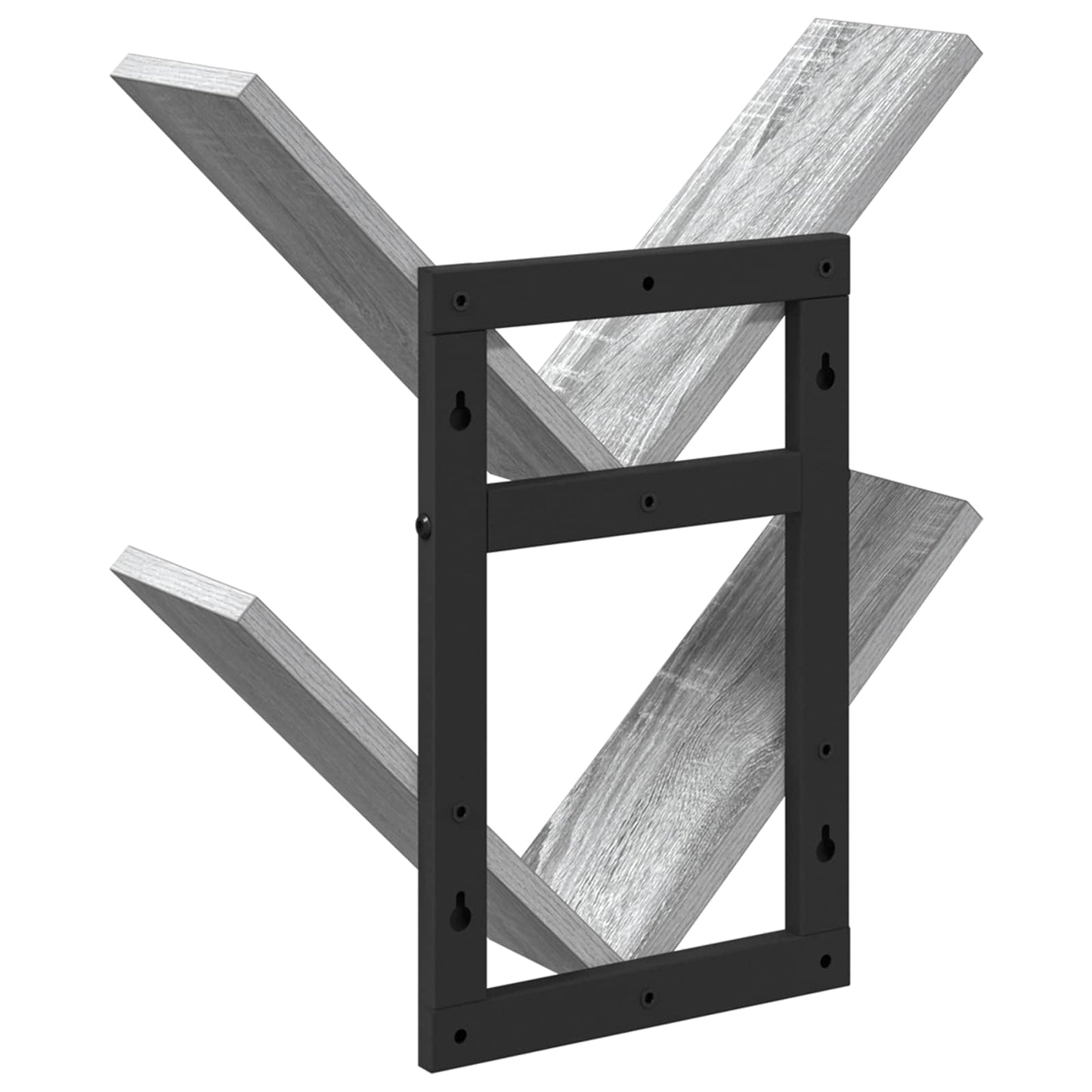 vidaXL Wall Floating Shelf Grey Sonoma 43 x 15 x 47 cm Engineered Wood