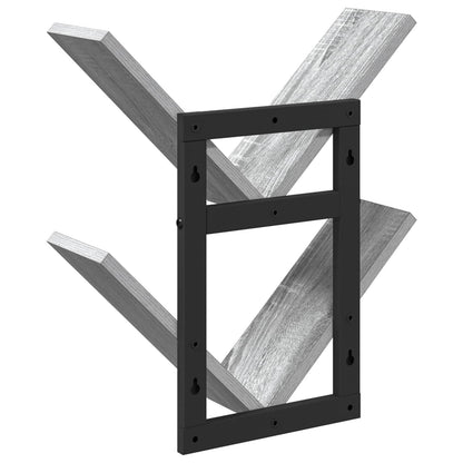 vidaXL Wall Floating Shelf Grey Sonoma 43 x 15 x 47 cm Engineered Wood