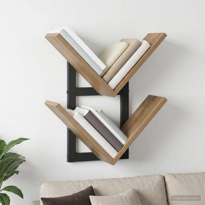 vidaXL Wall Floating Shelf Artisan Oak 43 x 15 x 47 cm Engineered Wood