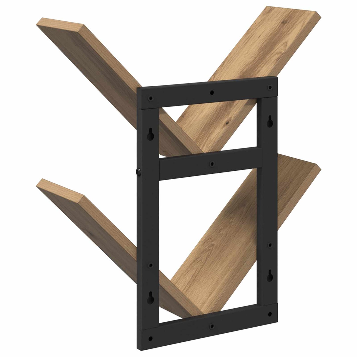 vidaXL Wall Floating Shelf 2 pcs Artisan Oak 43 x 15 x 47 cm