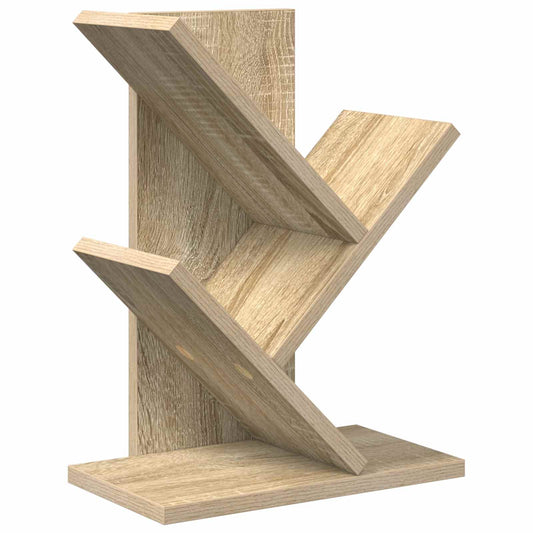 vidaXL Tree Bookshelf 3-Tier 30 x 18 x 40 cm Engineered Wood