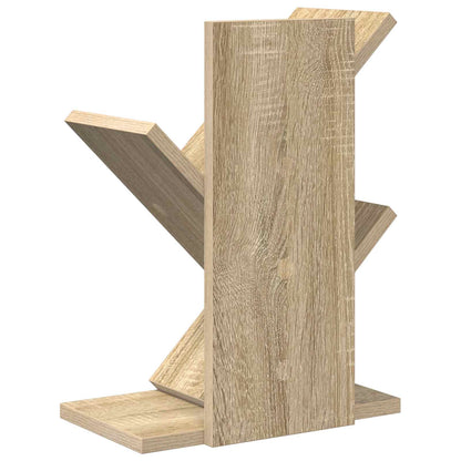 vidaXL Tree Bookshelf 3-Tier 30 x 18 x 40 cm Engineered Wood