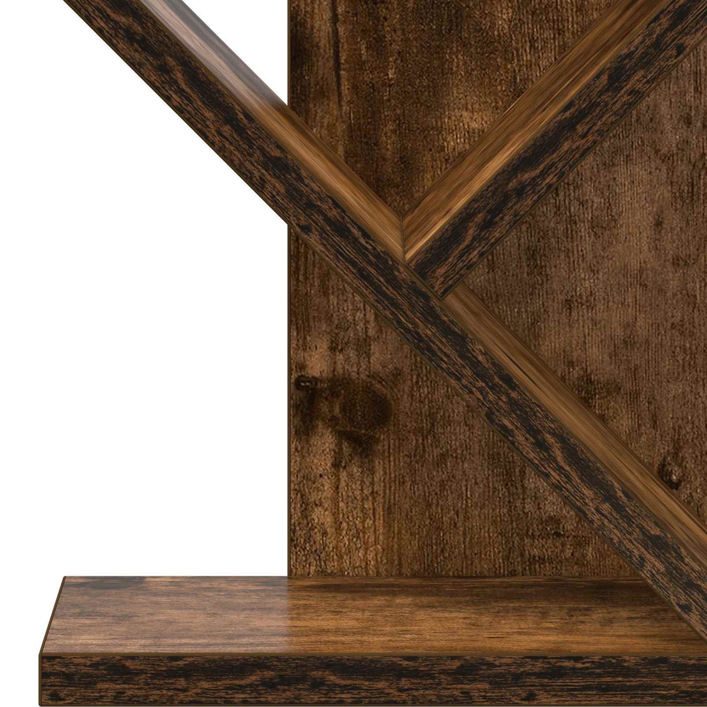 vidaXL Tree Bookshelf 3-Tier 30 x 18 x 40 cm Engineered Wood