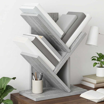 vidaXL Tree Bookshelf 3-Tier 30 x 18 x 40 cm Engineered Wood