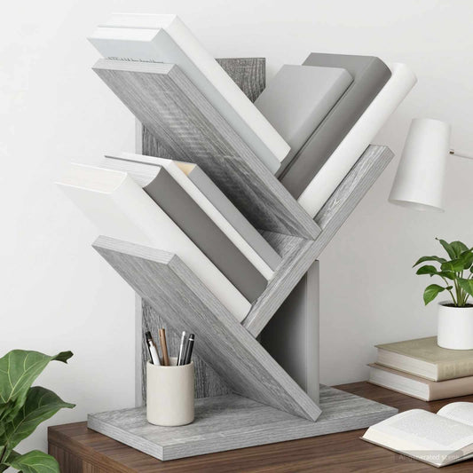 vidaXL Tree Bookshelf 3-Tier 30 x 18 x 40 cm Engineered Wood