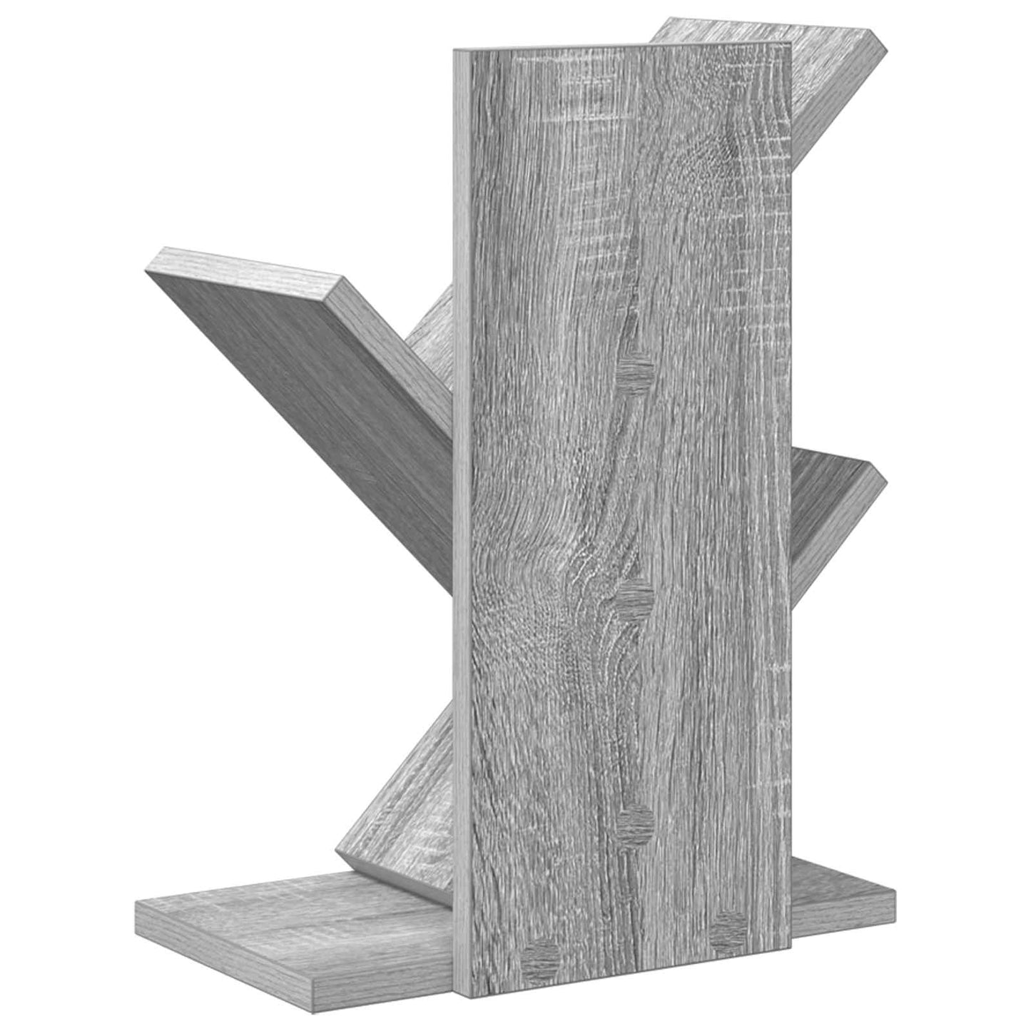 vidaXL Tree Bookshelf 3-Tier 30 x 18 x 40 cm Engineered Wood
