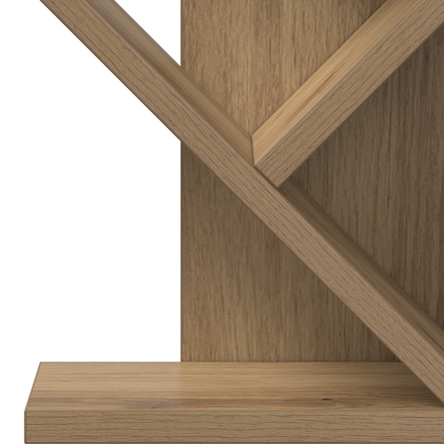 vidaXL Tree Bookshelf 3-Tier 30 x 18 x 40 cm Engineered Wood