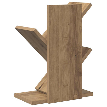 vidaXL Tree Bookshelf 3-Tier 30 x 18 x 40 cm Engineered Wood