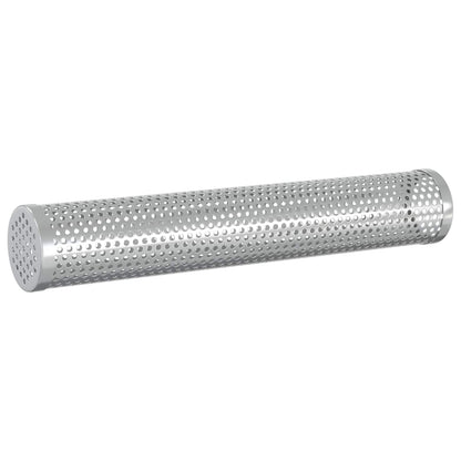 vidaxl Smoker Tube 2 pcs Ø 5 x 30 cm Stainless Steel 304 Silver