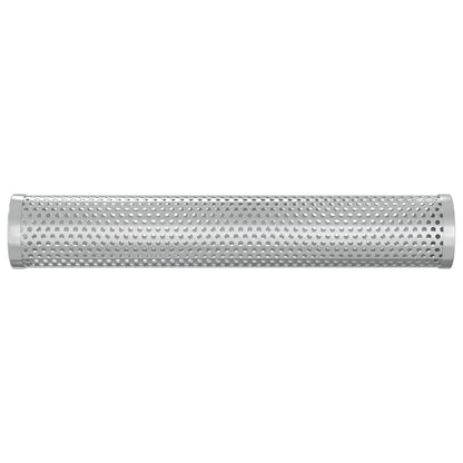 vidaxl Smoker Tube 2 pcs Ø 5 x 30 cm Stainless Steel 304 Silver
