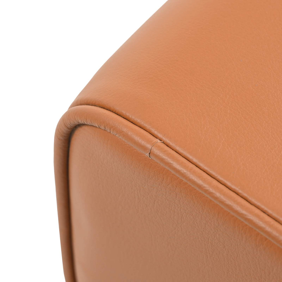 vidaXL Bench 40 x 30 x 45 cm Real Leather Brown