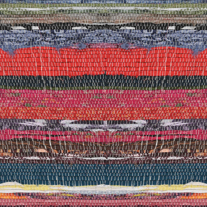 vidaXL Bench 40 x 30 x 45 cm Real Leather Multicolour