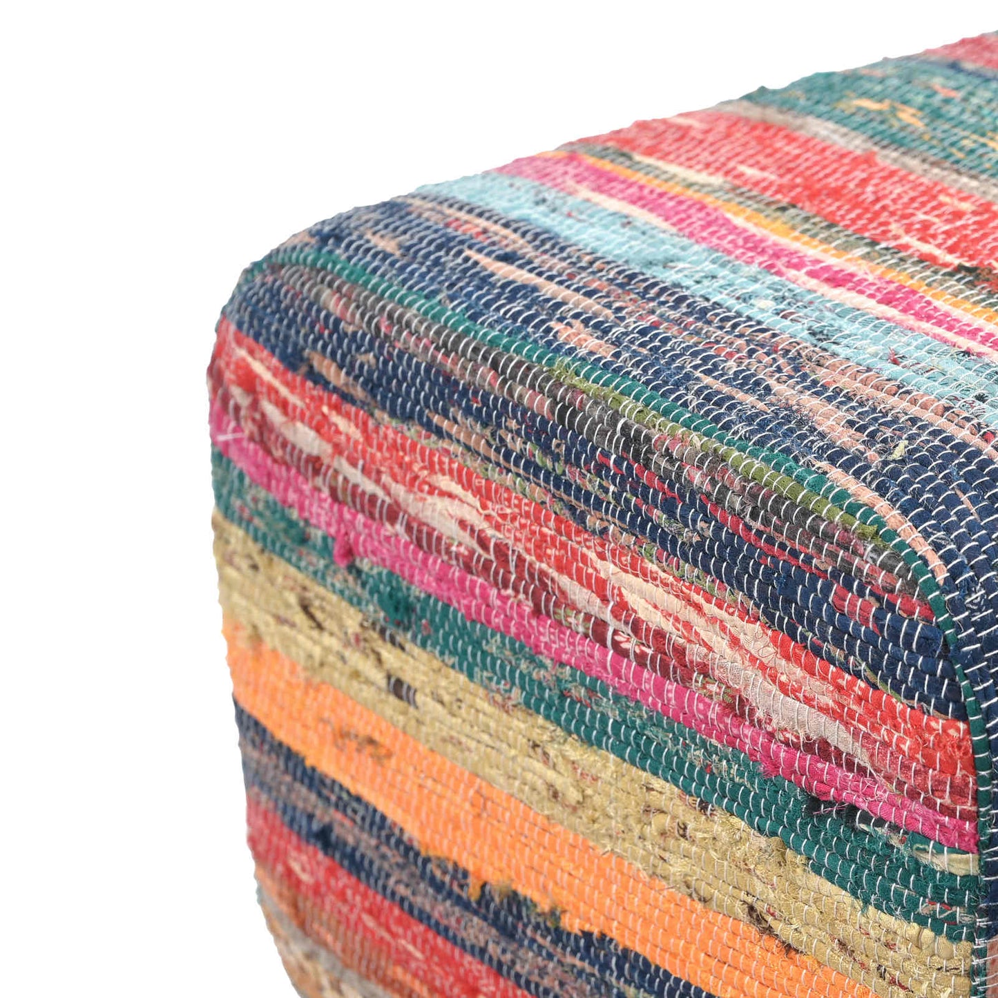vidaXL Bench 110 x 30 x 45 cm Real Leather Multicolour