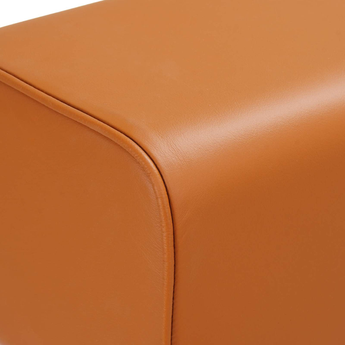 vidaXL Bar Stool 2 pcs Brown 44 x 33 x 74 cm Real Leather