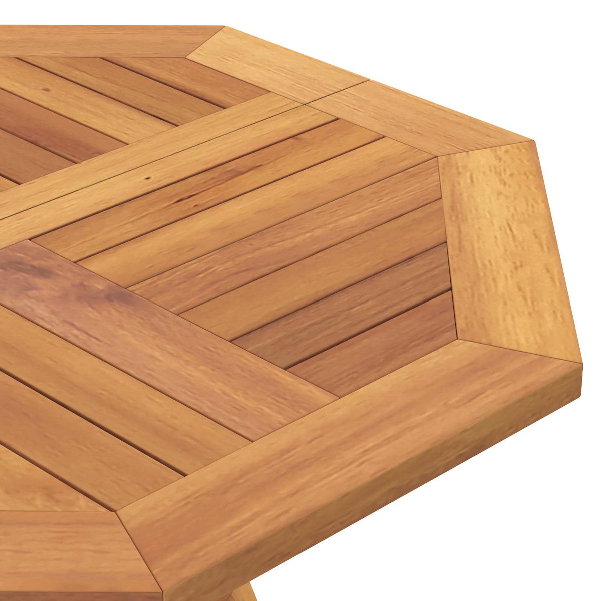 vidaXL Folding Garden Table Natural 90 x 90 x 75 cm Solid Teak Wood