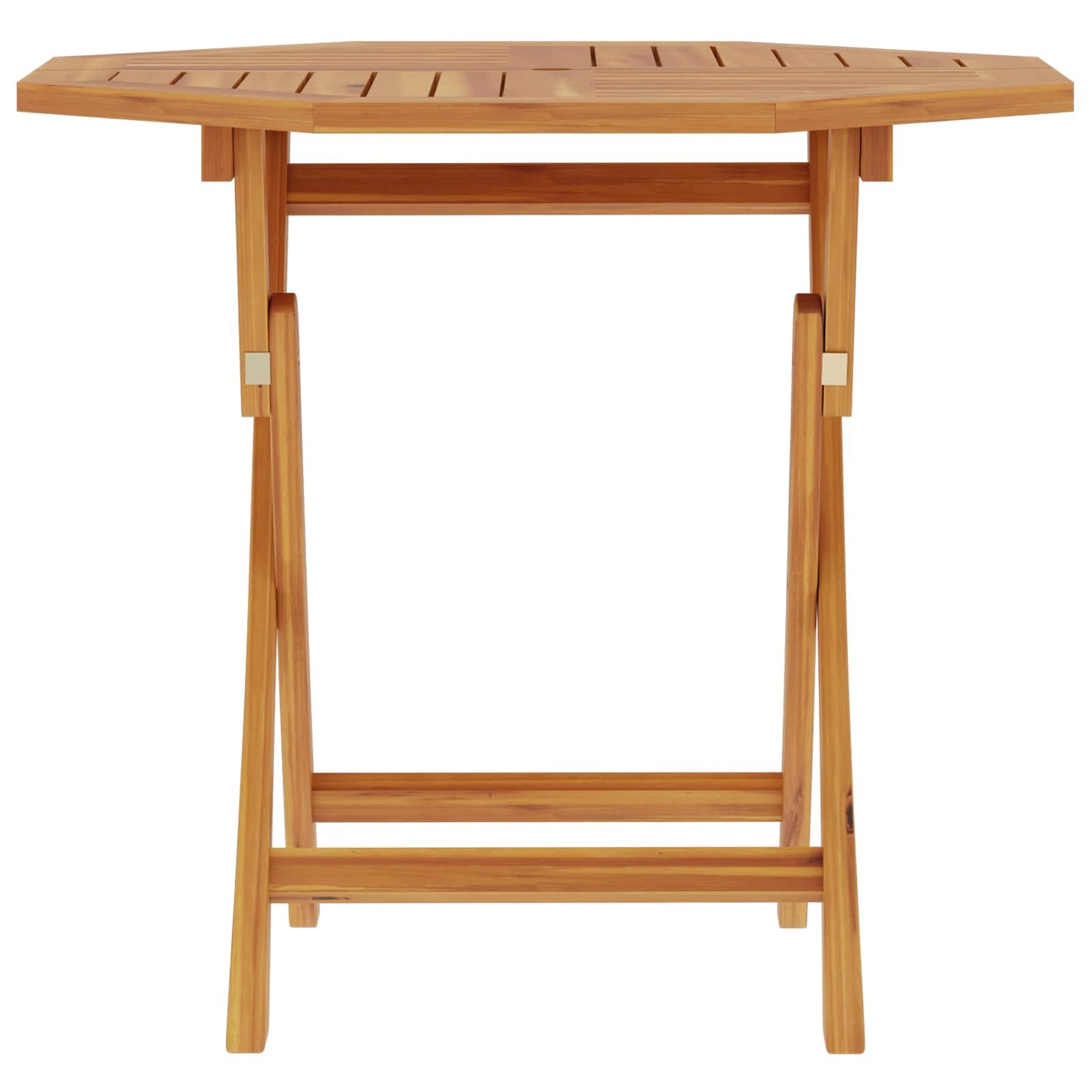 vidaXL Folding Garden Table Natural 90 x 90 x 75 cm Solid Teak Wood