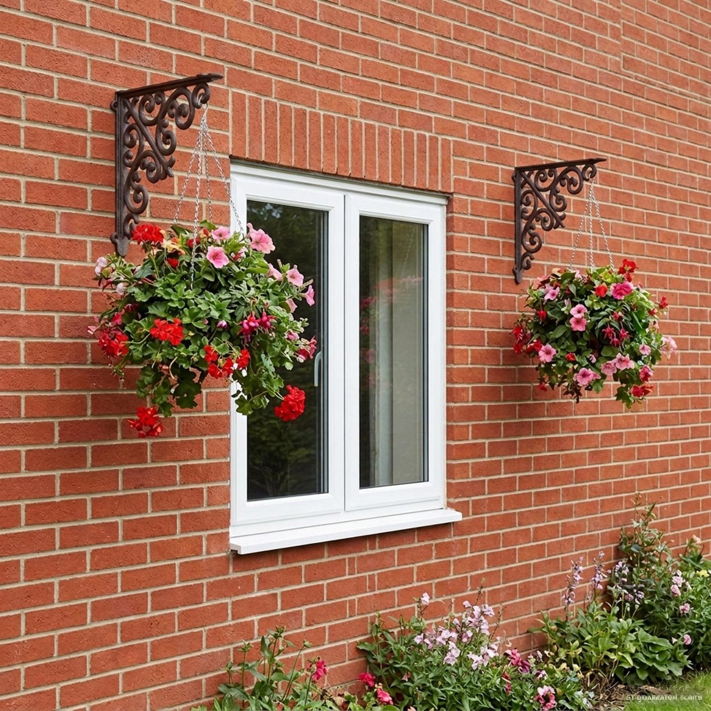 vidaXL Wall Shelf Brackets 12 pcs Black 9.5 x 9.5 x 3 cm Steel