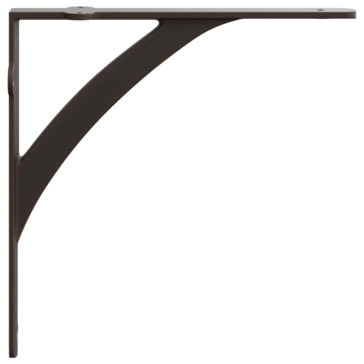 vidaXL Wall Shelf Brackets 12 pcs Antique Brown 21 x 21 x 3.5 cm Steel