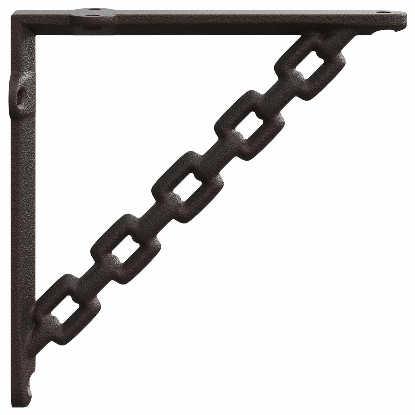 vidaXL Wall Shelf Brackets 12 pcs Antique Brown 10.5 x 10.5 x 3 cm