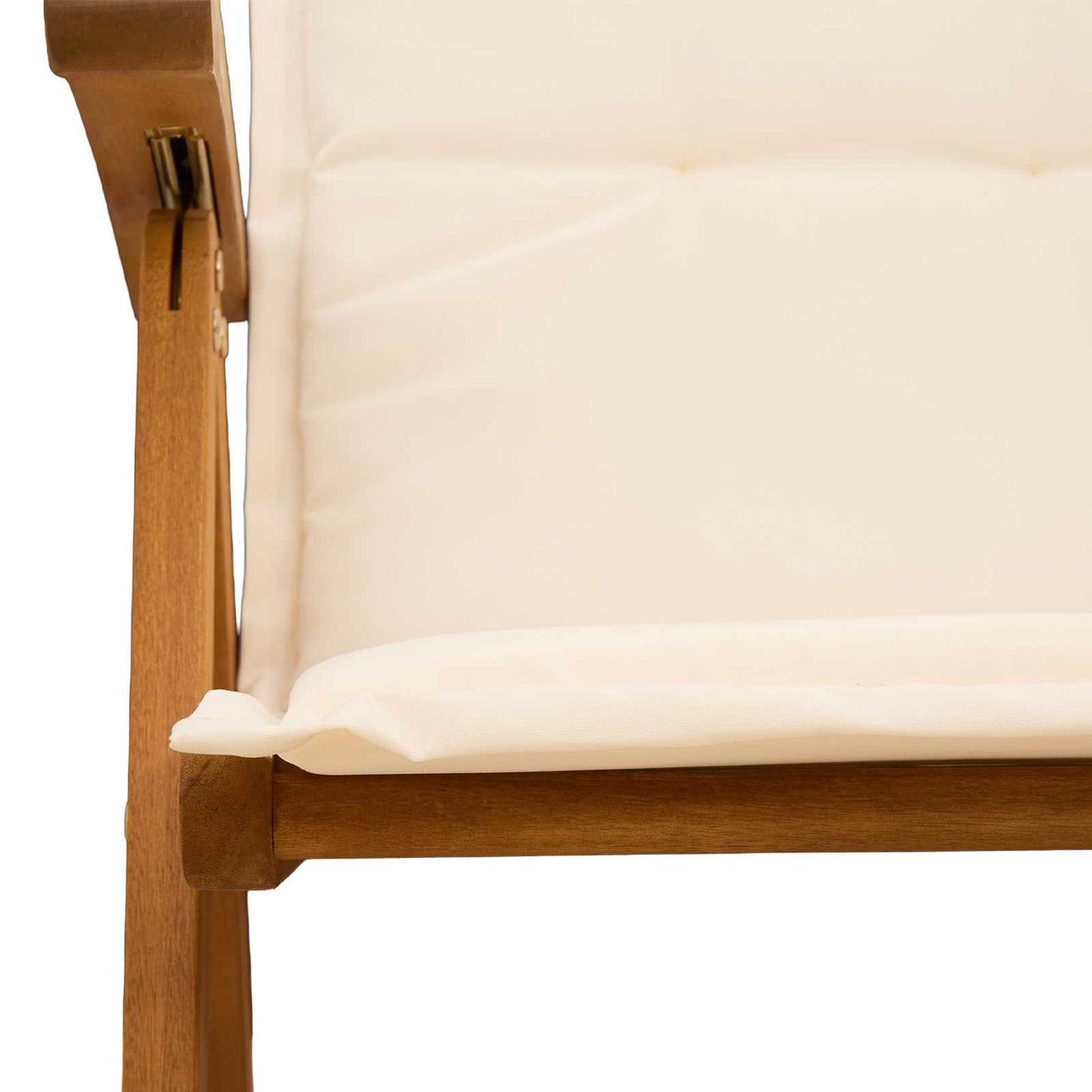 vidaXL Reclining Garden Chairs 2 pcs Natural Solid Acacia Wood