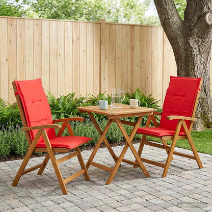vidaXL Reclining Garden Chairs 2 pcs Natural Solid Acacia Wood