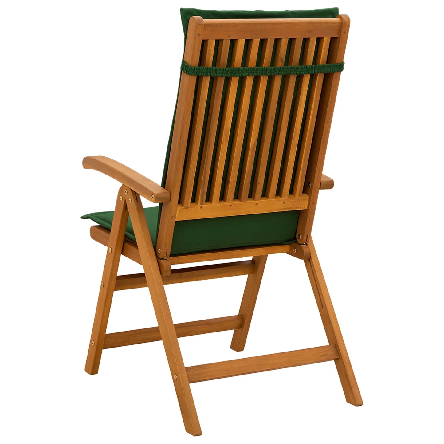 vidaXL Reclining Garden Chairs 2 pcs Natural Solid Acacia Wood