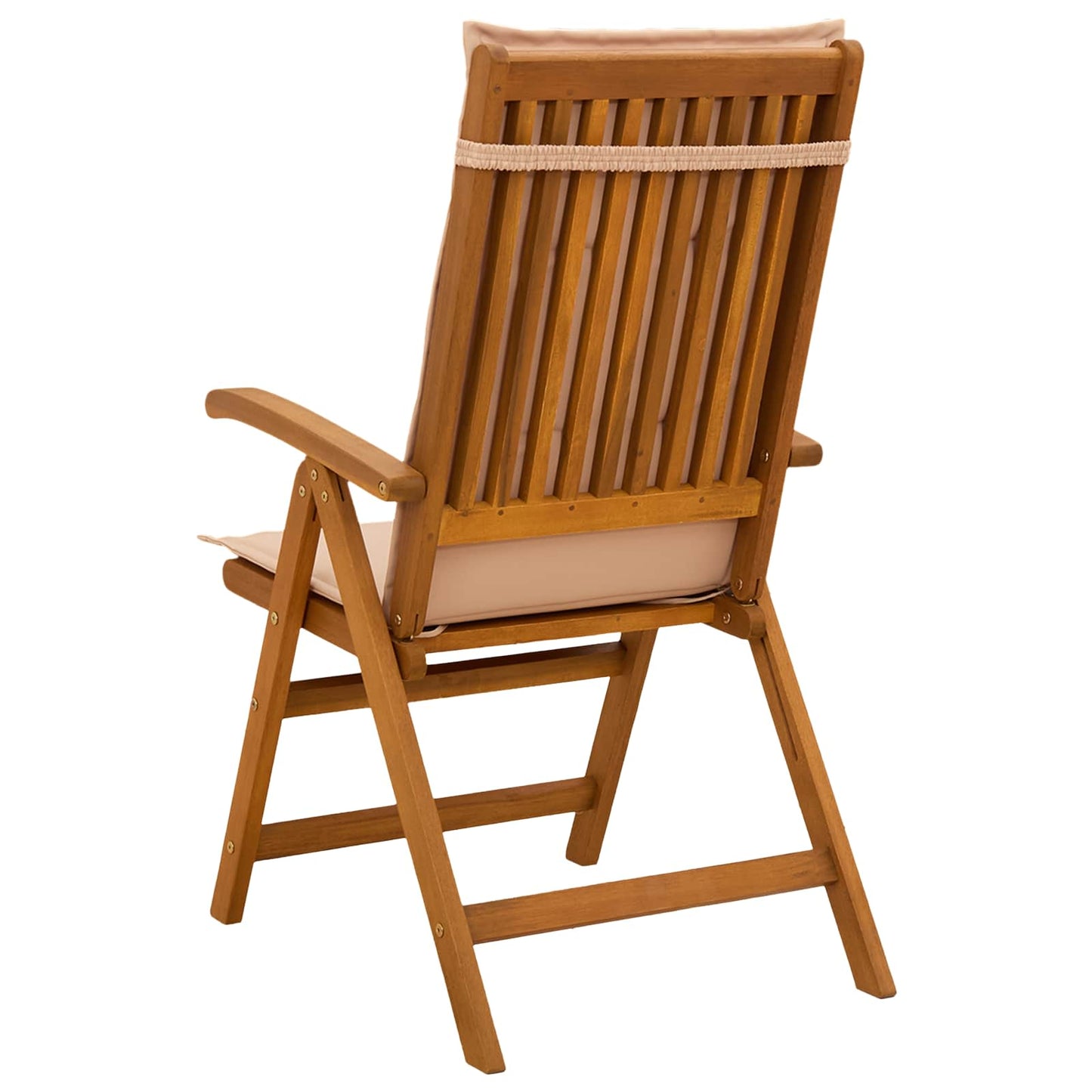 vidaXL Reclining Garden Chairs 3 pcs Natural Solid Acacia Wood