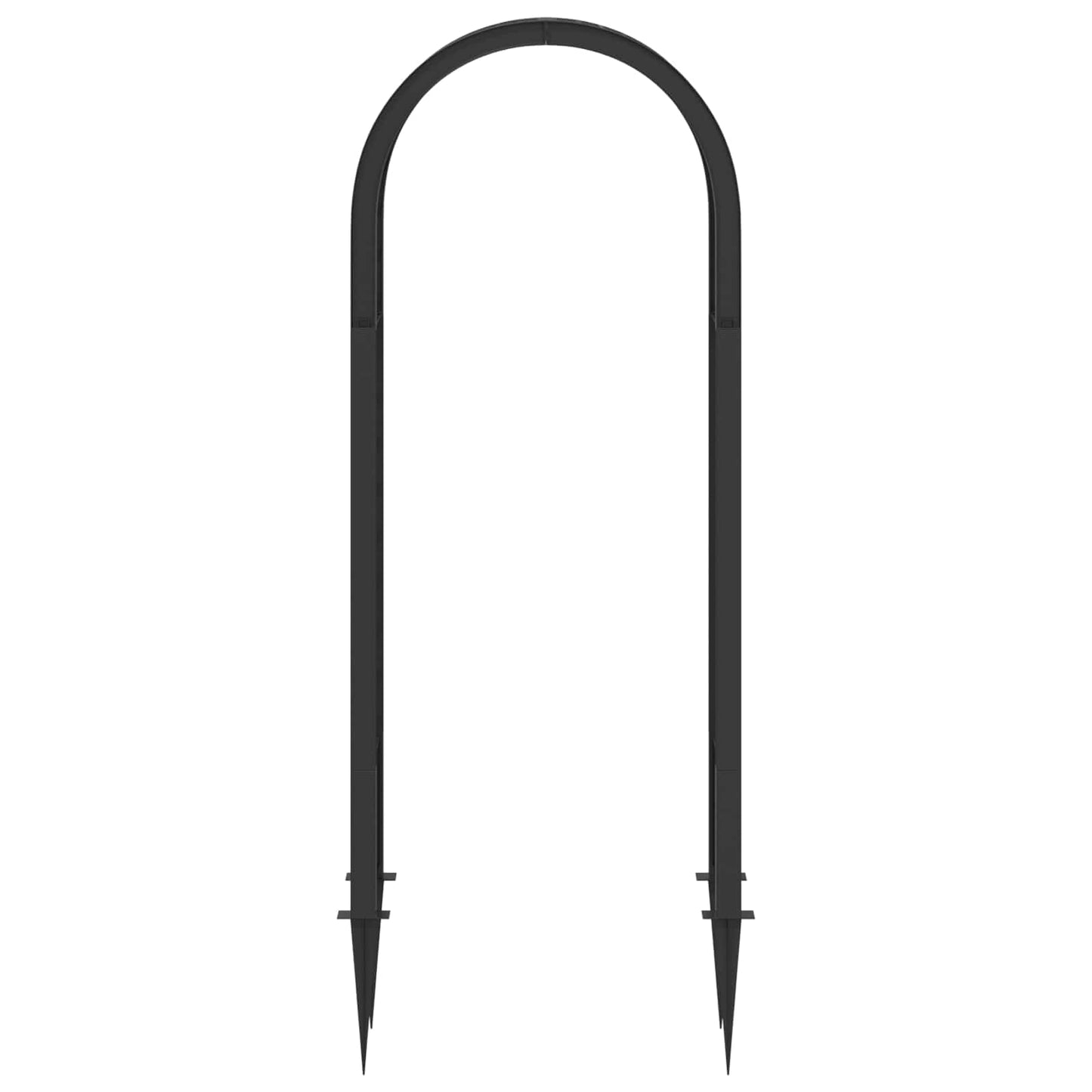 vidaXL Rose Arch with Spikes Anthracite 97 x 43 x 218 cm PP