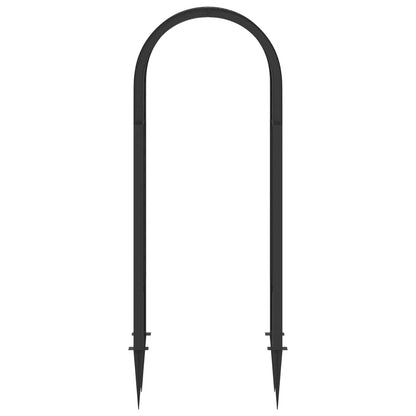 vidaXL Rose Arch with Spikes Anthracite 97 x 43 x 218 cm PP