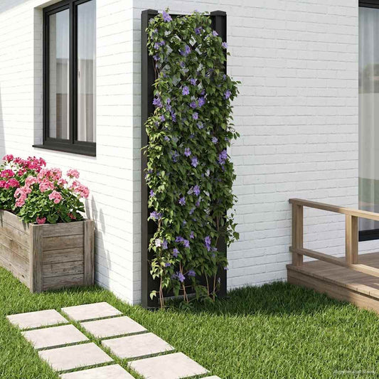 vidaXL Trellis with Spike Anthracite 43 x 6 x 165 cm PP