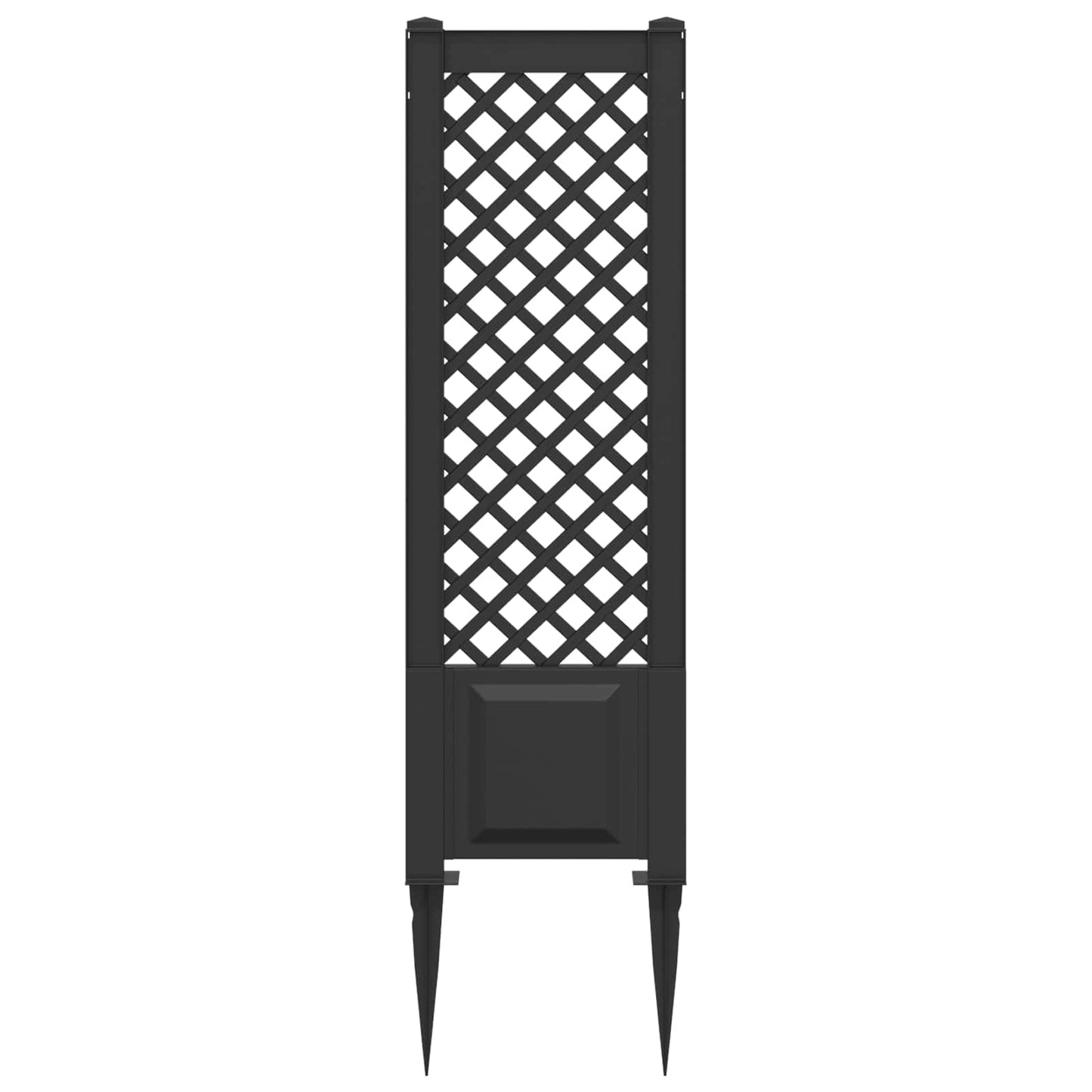 vidaXL Trellis with Spike Anthracite 43 x 6 x 165 cm PP