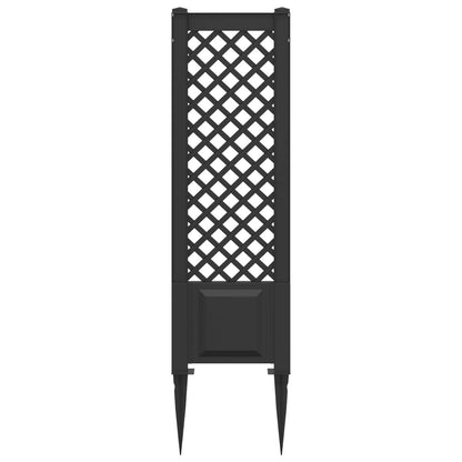 vidaXL Trellis with Spike Anthracite 43 x 6 x 165 cm PP