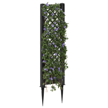vidaXL Trellis with Spike Anthracite 43 x 6 x 165 cm PP