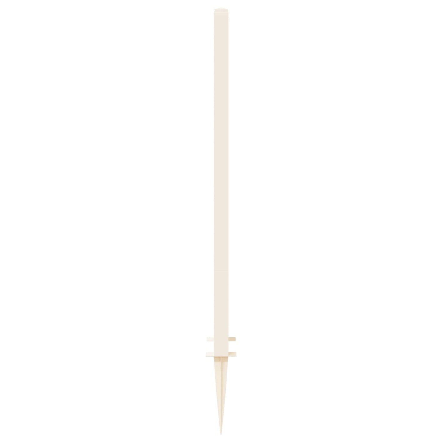 vidaXL Trellis with Spike White 99 x 6 x 165 cm PP