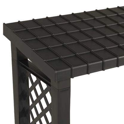 vidaXL Firewood Rack 114 x 46 x 101 cm PP Anthracite