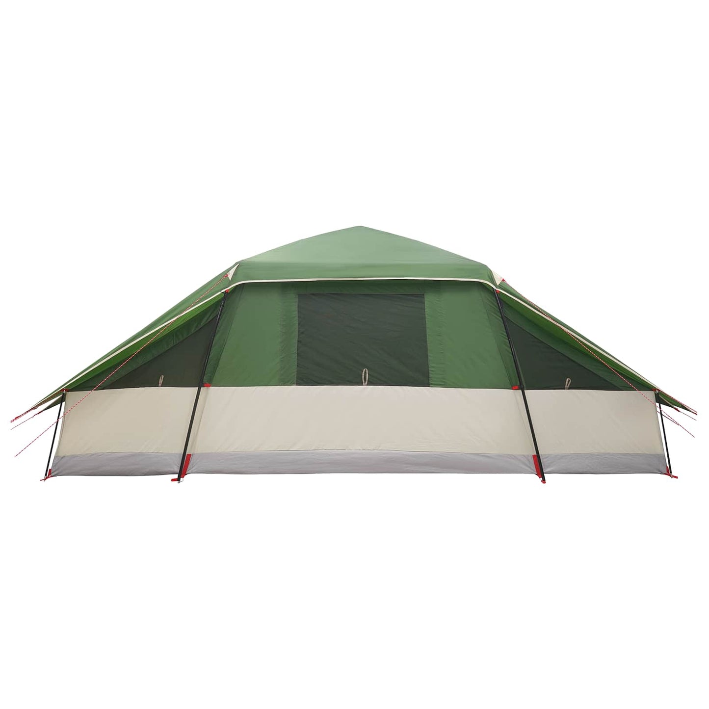vidaXL Family Tent with Rainfly Water-resistant Green 10-Person