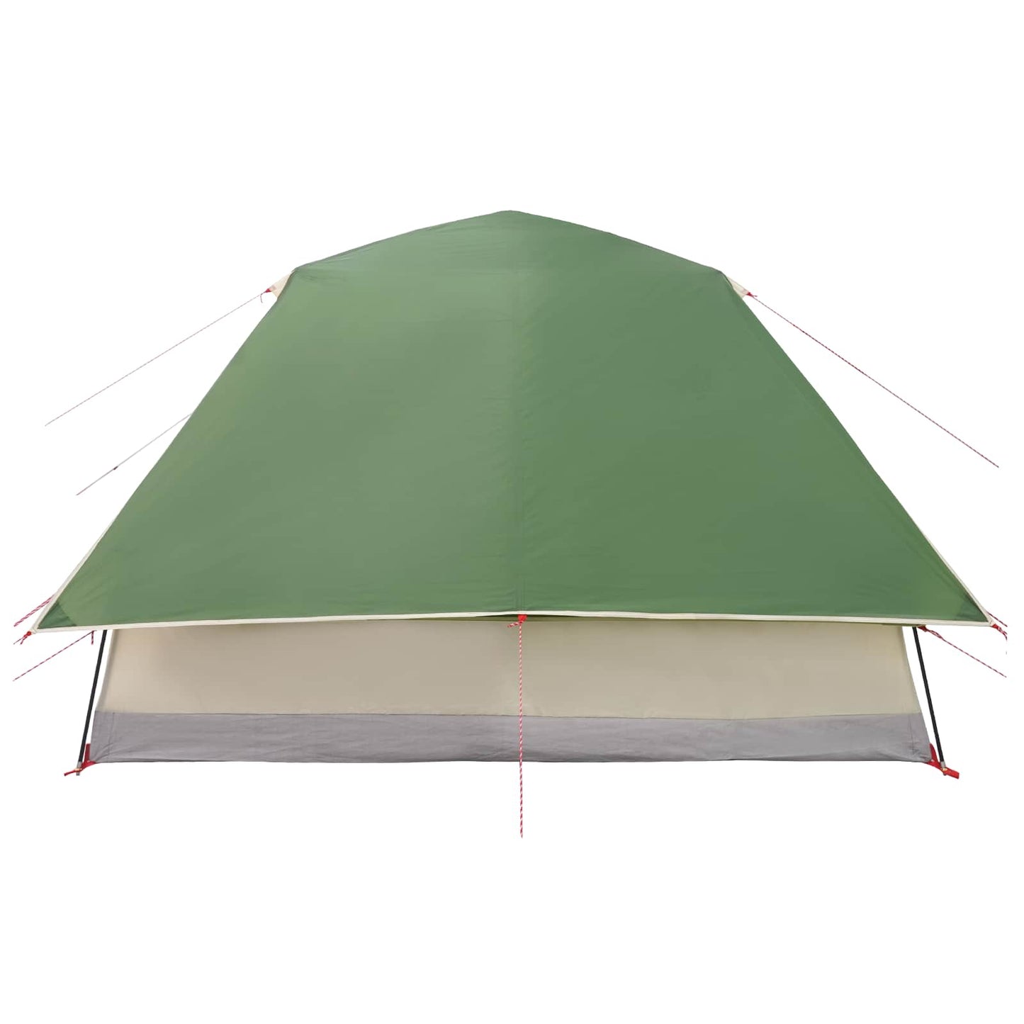 vidaXL Family Tent with Rainfly Water-resistant Green 10-Person