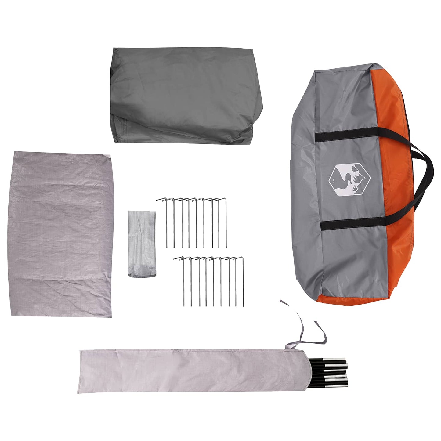 vidaXL Family Tent with Rainfly Water-resistant 6-Person
