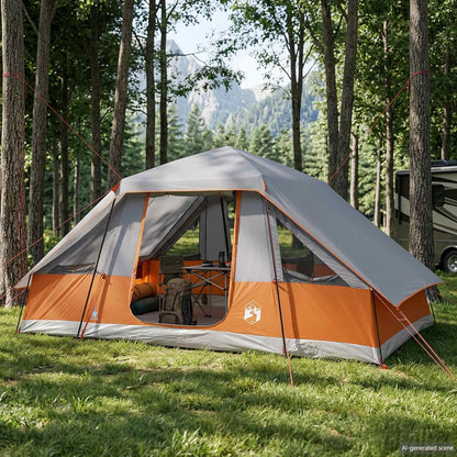 vidaXL Family Tent with Rainfly Water-resistant 6-Person