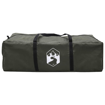 vidaXL Family Tent with Rainfly Water-resistant 6-Person Army Green