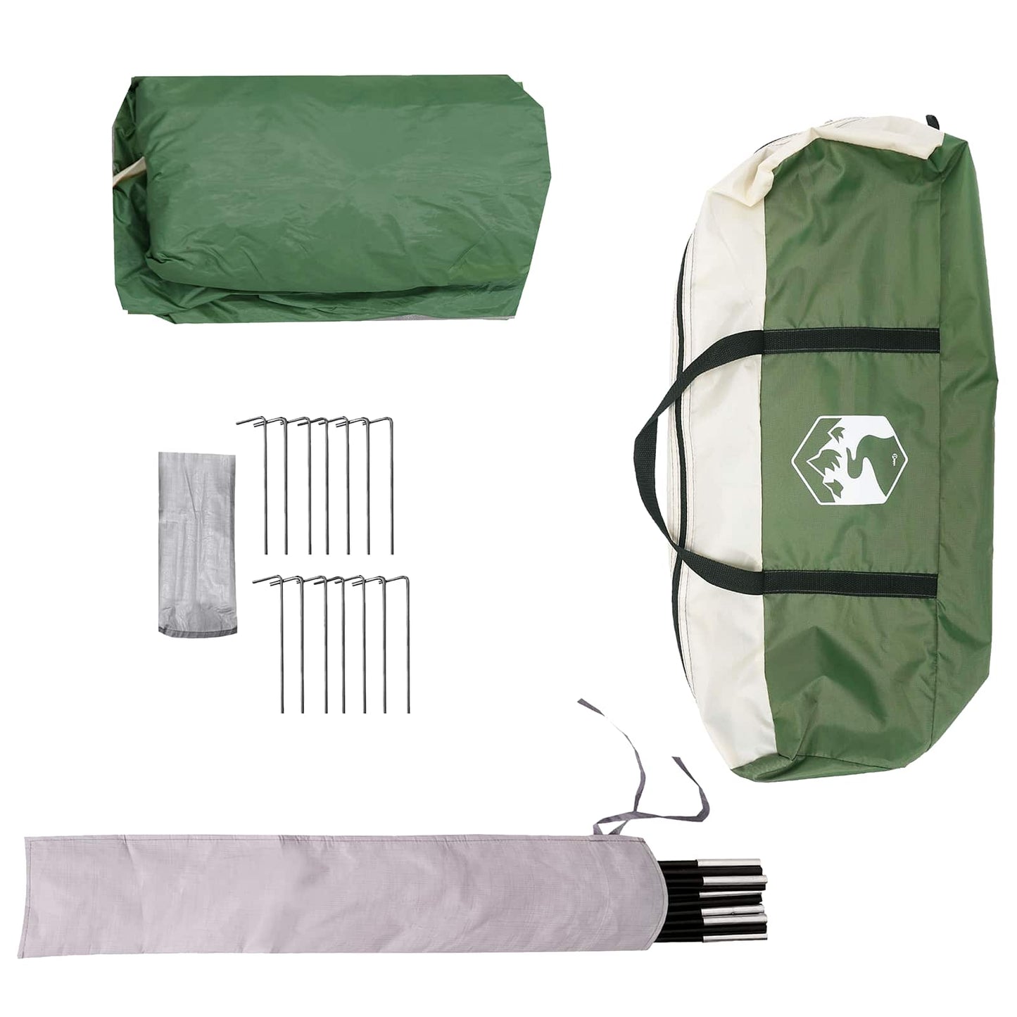 vidaXL Canopy Tent Water-Resistant -Person Green